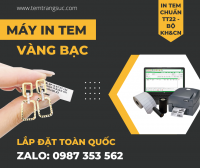 Trọn Bộ Máy In Tem Vàng Bạc