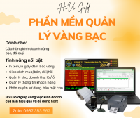 Trọn Bộ Phần Mềm Quản Lý Vàng Bạc