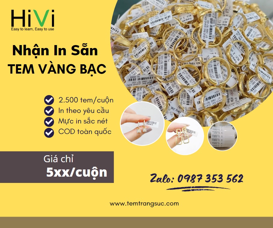 Giới Thiệu Tem Trang Sức